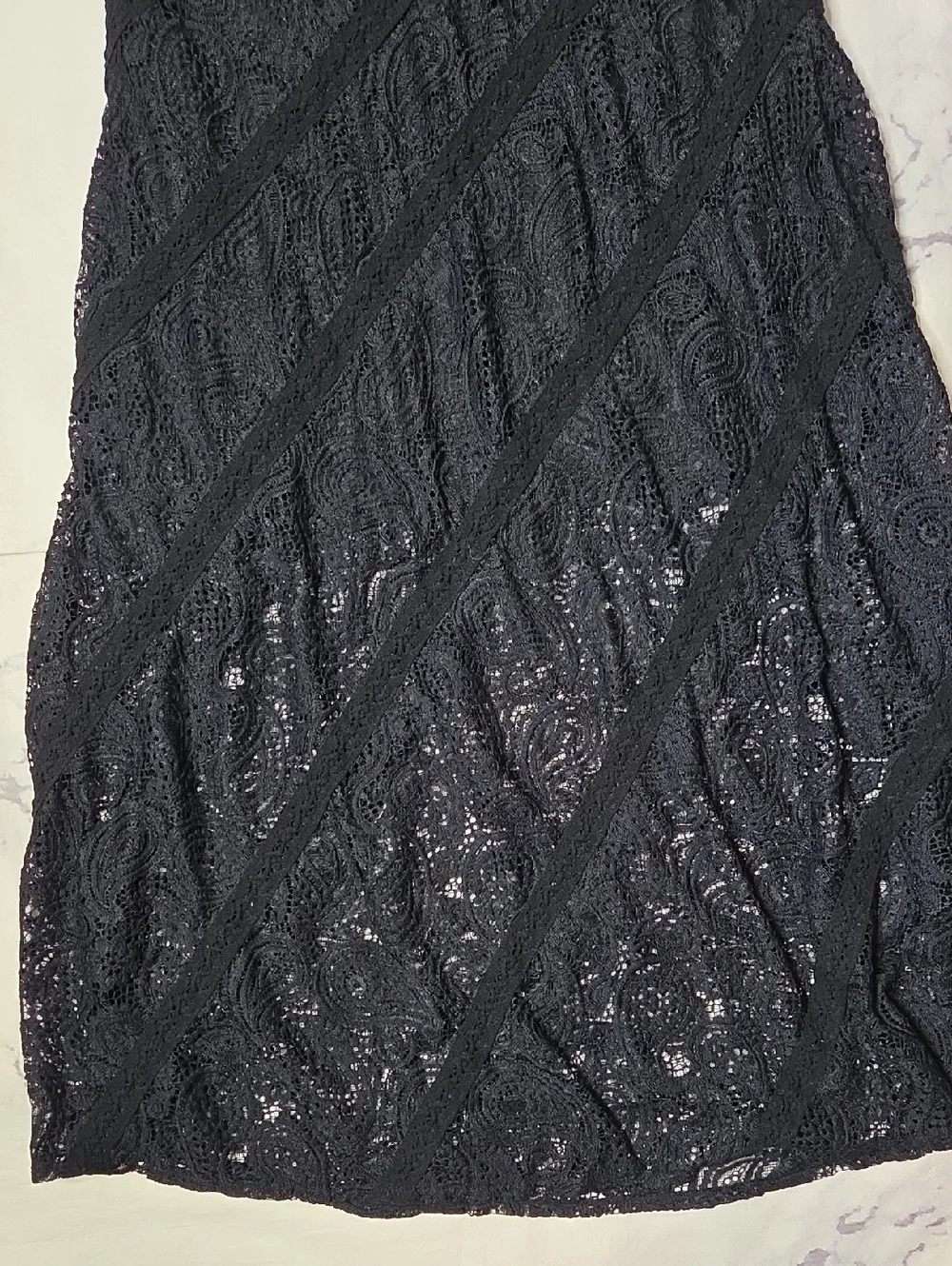 For Love And Lemons Danielle Midi Half Slip Lace Skirt - Picture 7 of 9